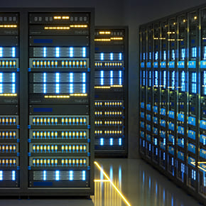 cuarto de servidores para the power of IBM Cloud