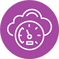icono de rendimiento optimizado