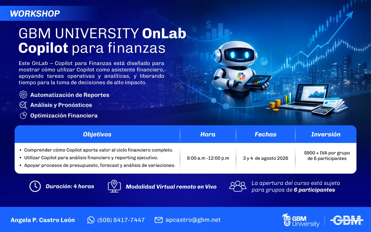 Workshops Finanzas y compras OnLab Copilot 1