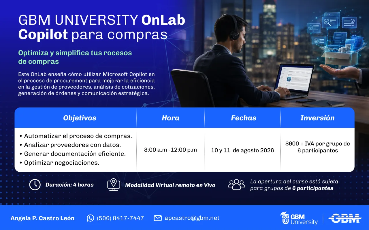 Workshops Finanzas y compras OnLab Copilot 2