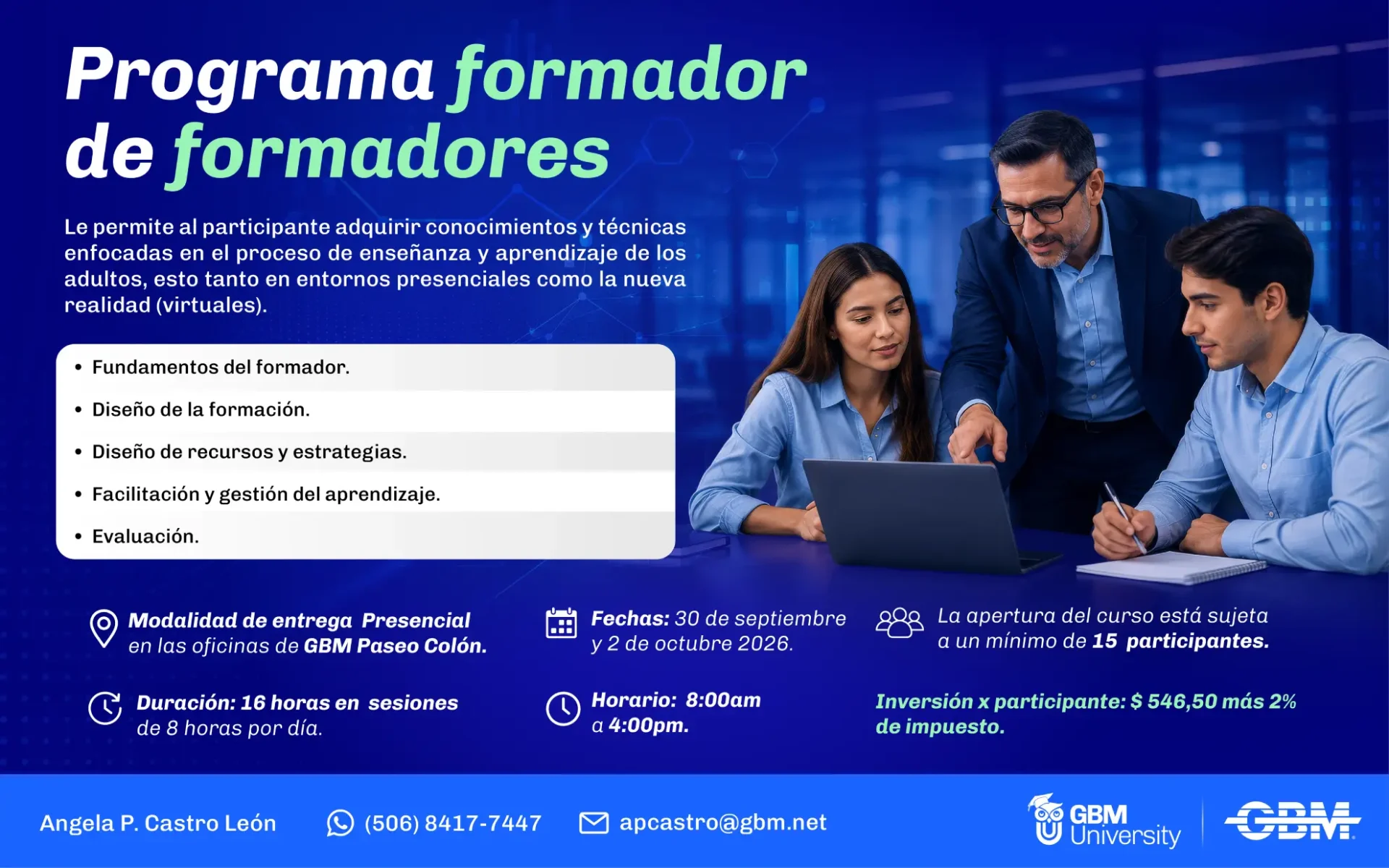 Programa Formador de Formadores GBM