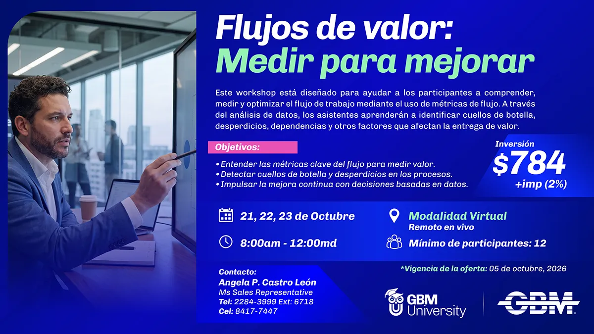 Workshop Flujos de Valor_Calendario Abierto Programa Ejecutivo de IA para Líderes